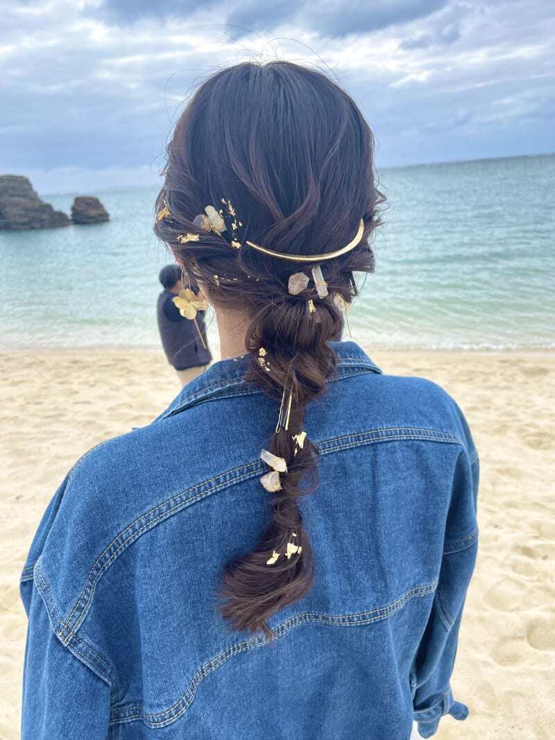 金箔＆銀箔ヘアーアレンジ集☆☆