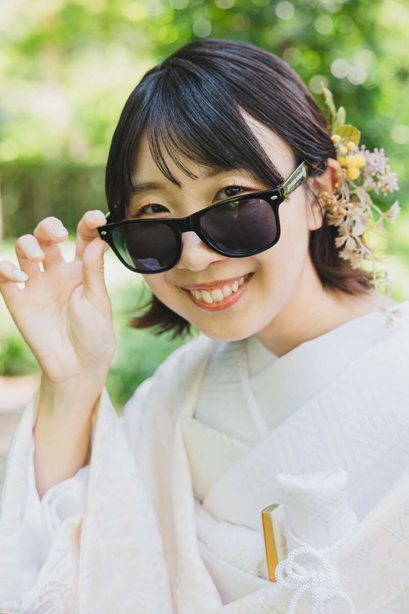 緑いっぱいの大宮公園で和装ロケーション