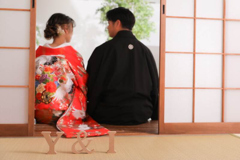 和装で2着