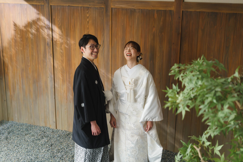 屋内庭園での撮影