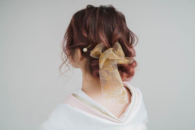 リボンを使ったヘアアレンジ集◎