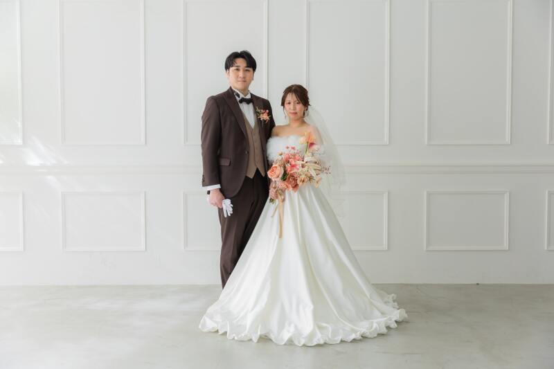 可愛くお二人らしくを洋装ハウススタジオで。