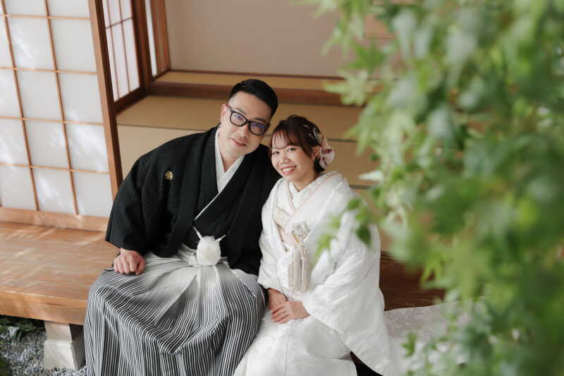 シンプルもキュートも◎屋内庭園スタジオ撮影！