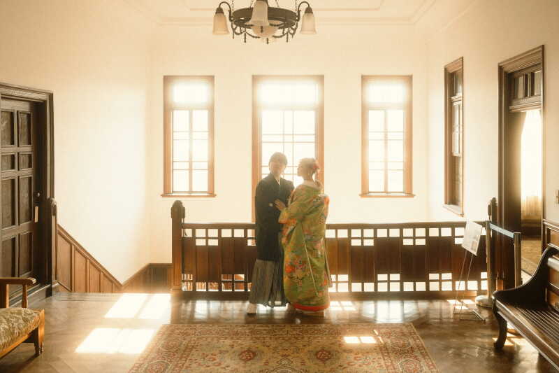 レトロモダンなフォトウェディングを和装で