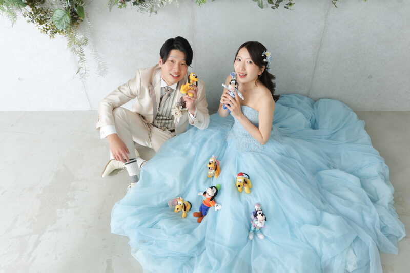 ウェディングドレス＆カラードレス！1日で撮影しちゃいましょう！