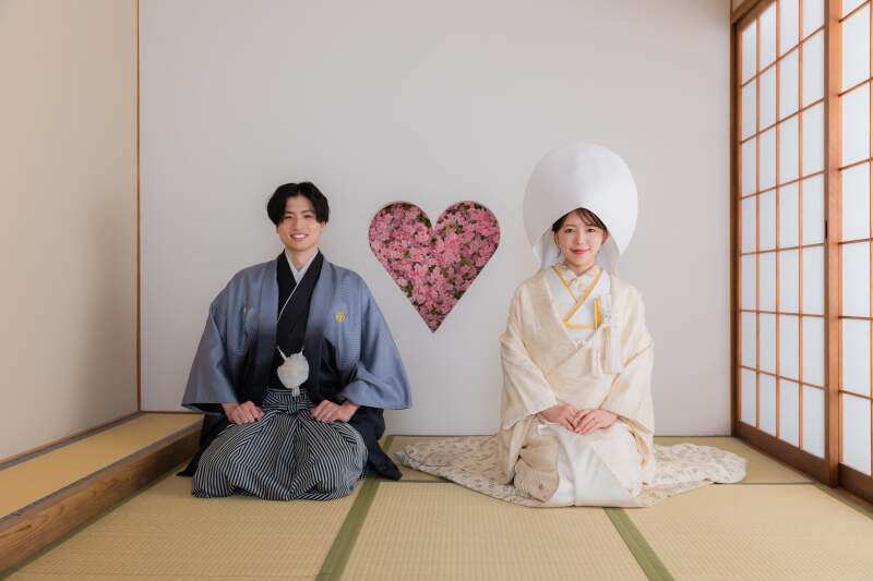 屋内庭園スタジオでの撮影!!