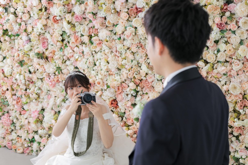 洋装ハウススタジオでお二人らしさを出して!