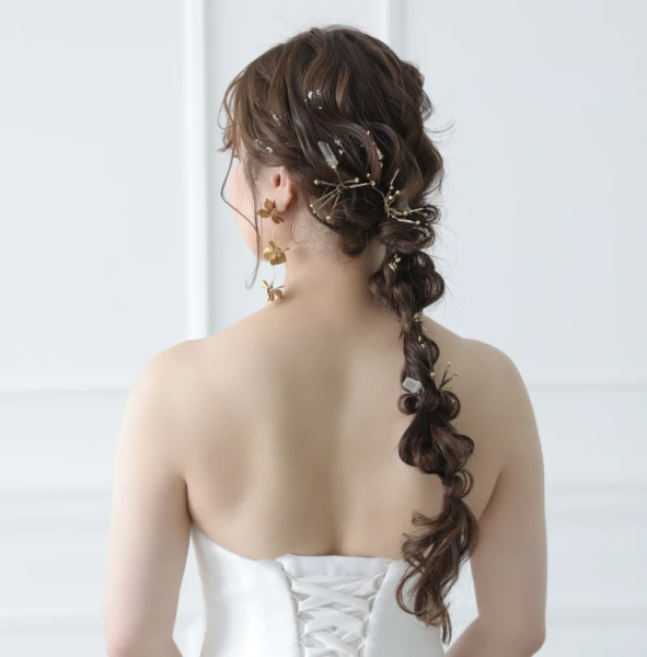 金箔＆銀箔ヘアーアレンジ集☆☆