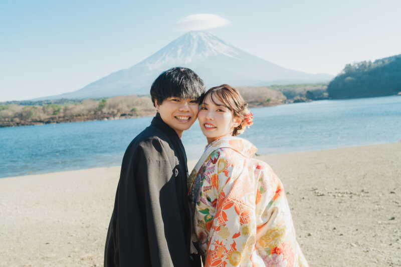 大好きな富士山と一緒に