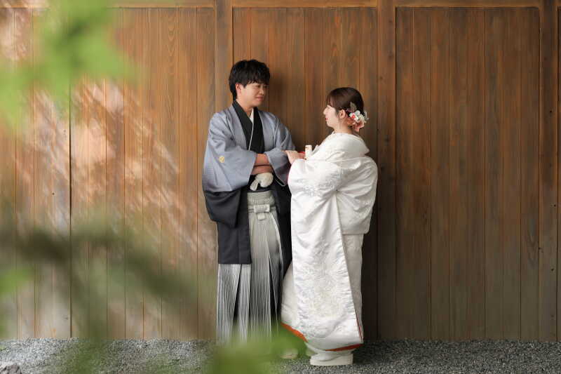 屋内庭園で今のお二人を残しましょう！