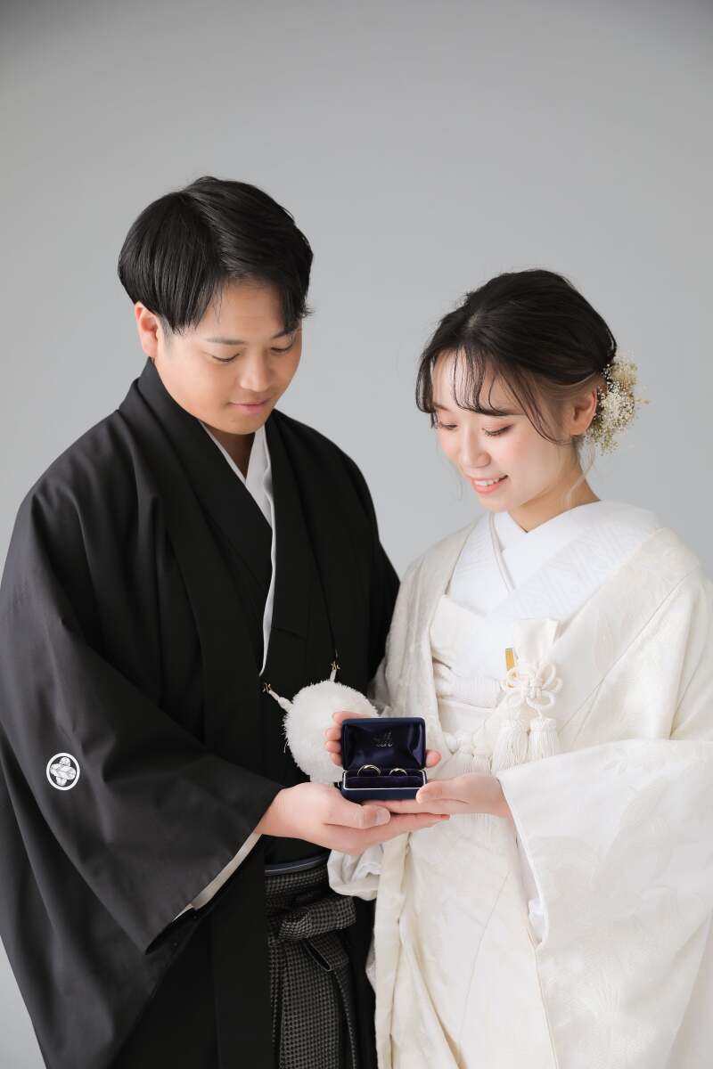 和装で2着