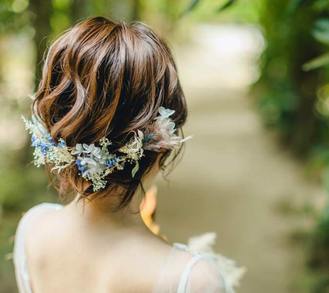 短めのヘアでもアレンジ楽しめます〜Part.1