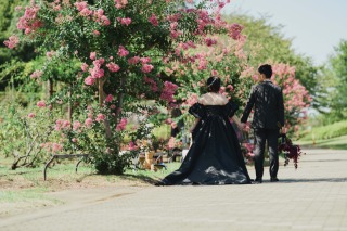 花の丘公園で自然と一緒に撮影！