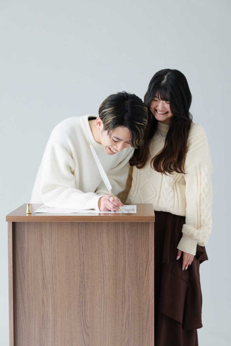 【入籍フォトプラン】入籍の記念をお二人らしく♡