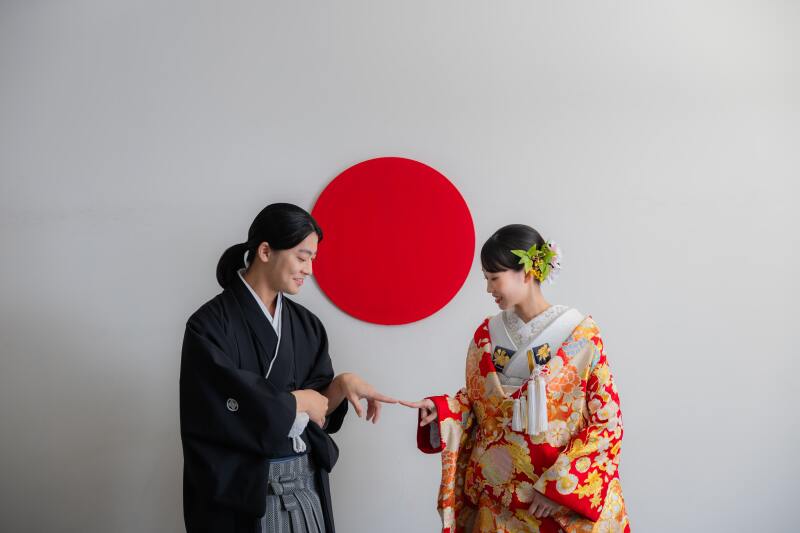 和装洋装スタジオ撮影！