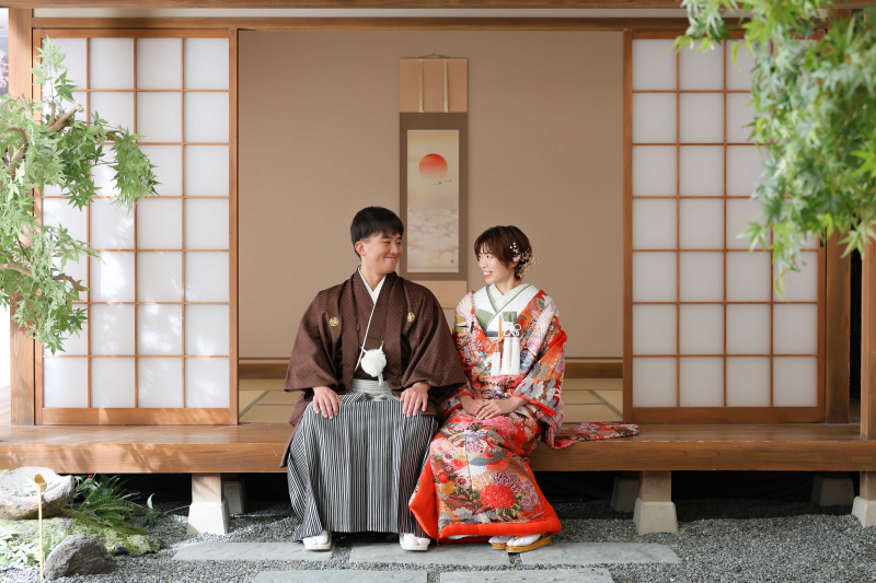 和の魅力満載の屋内庭園