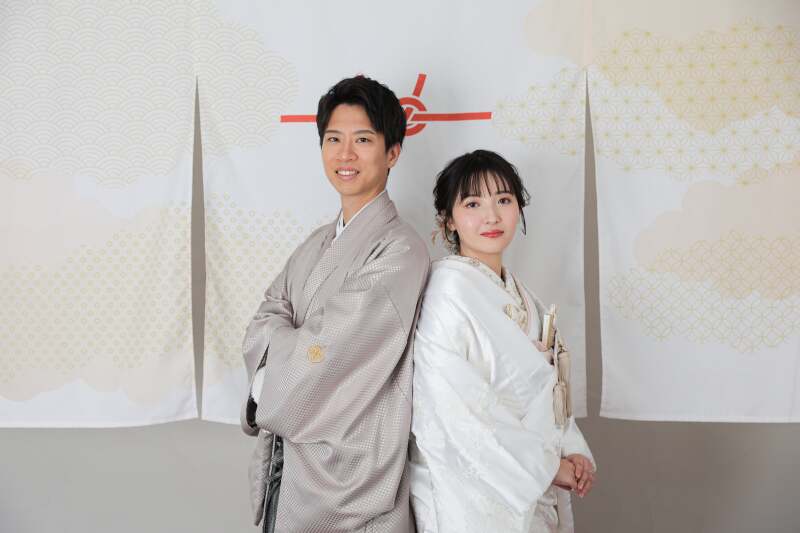 和装は色々な種類の背景でお撮りできます!