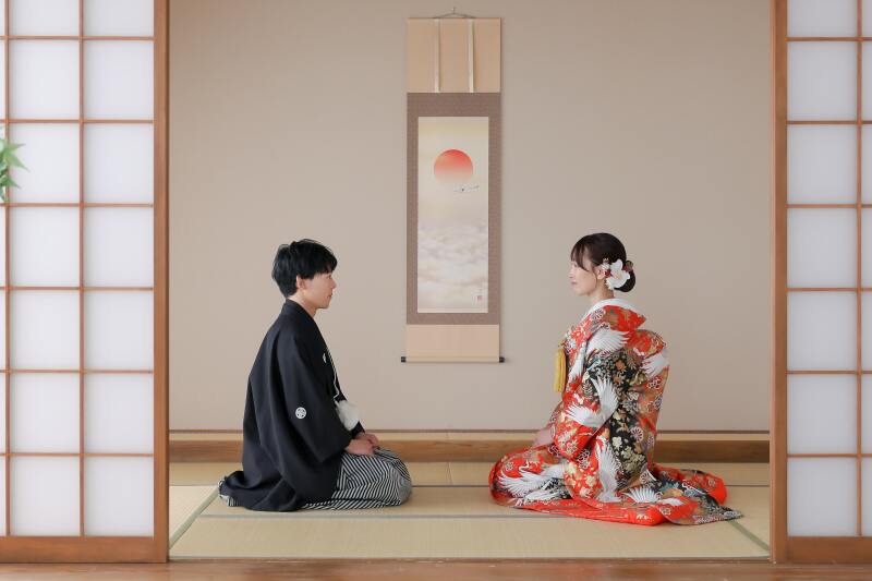 屋内庭園で『お二人ならでは』を詰め込んだ撮影を!