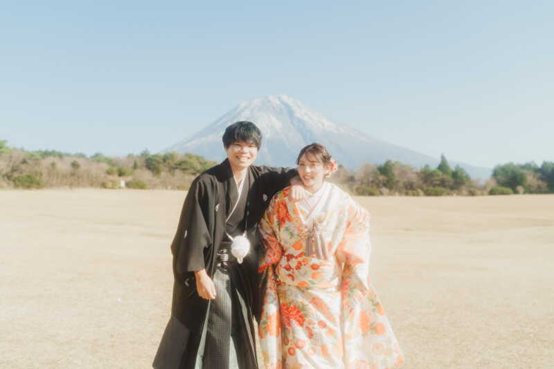 大好きな富士山と一緒に