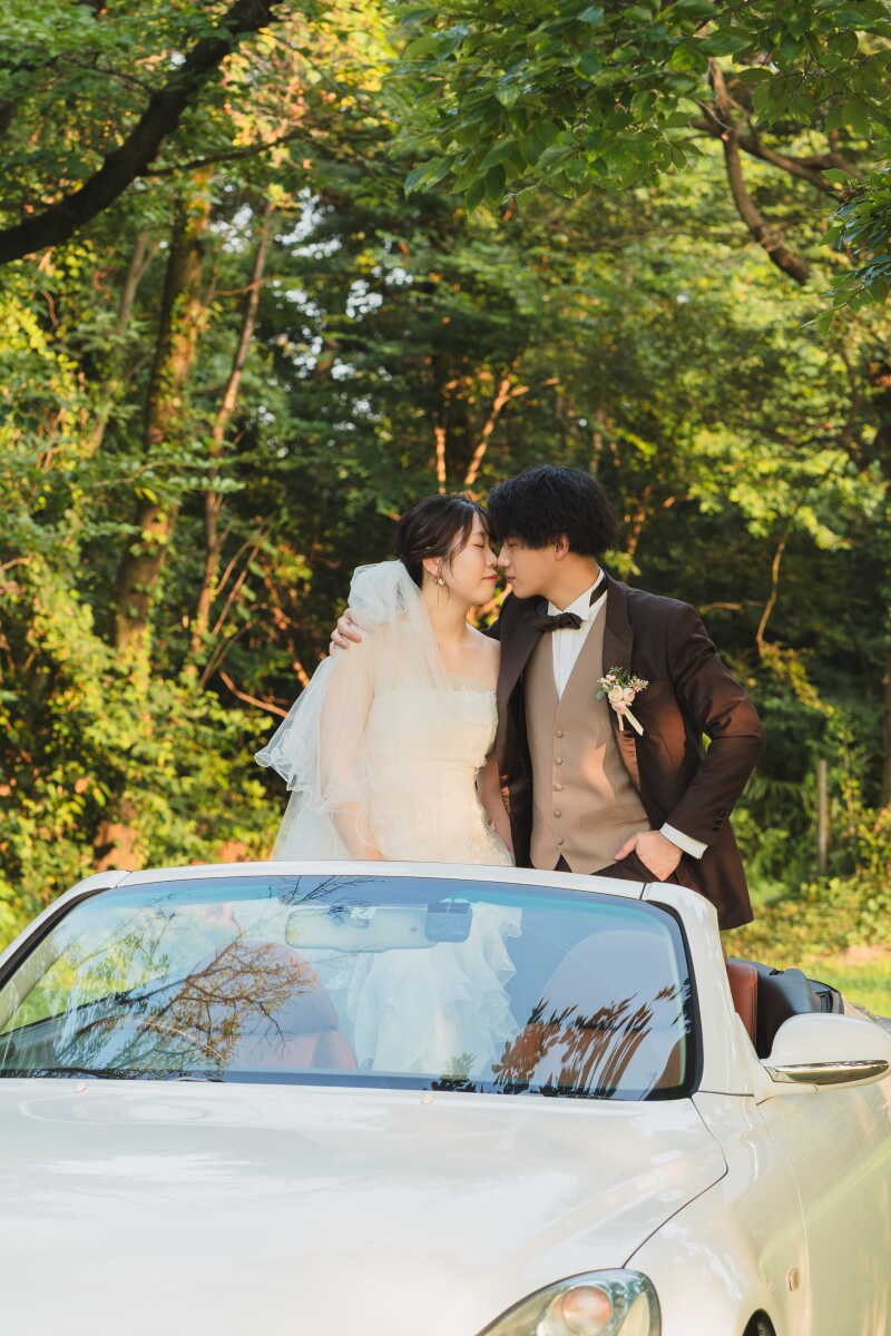 愛車と一緒の撮影☆
