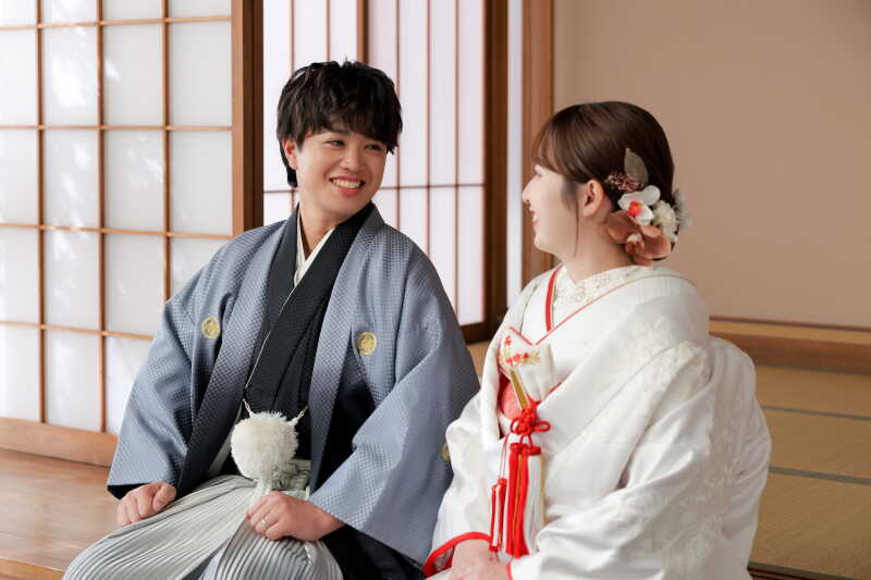 屋内庭園で今のお二人を残しましょう！