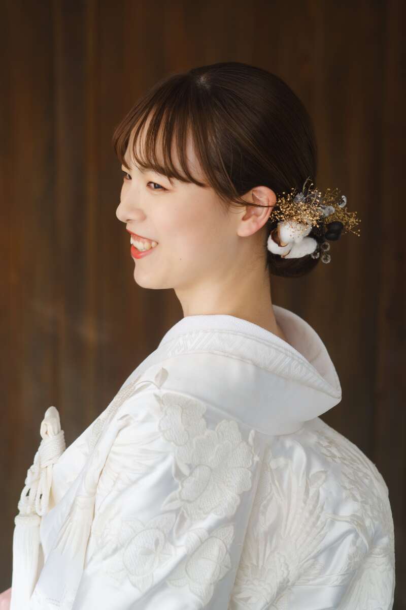 白無垢のヘアメイク集☆