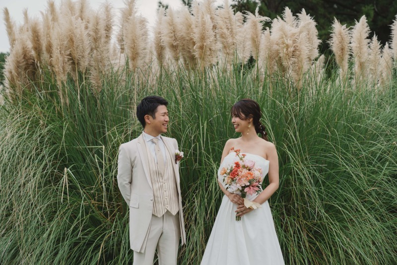 緑と夕日の稲毛海浜公園撮影！