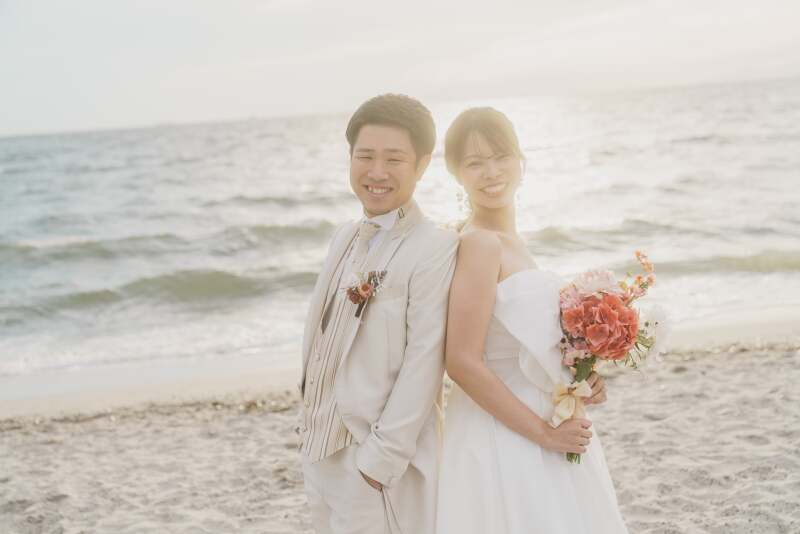 緑と夕日の稲毛海浜公園撮影！