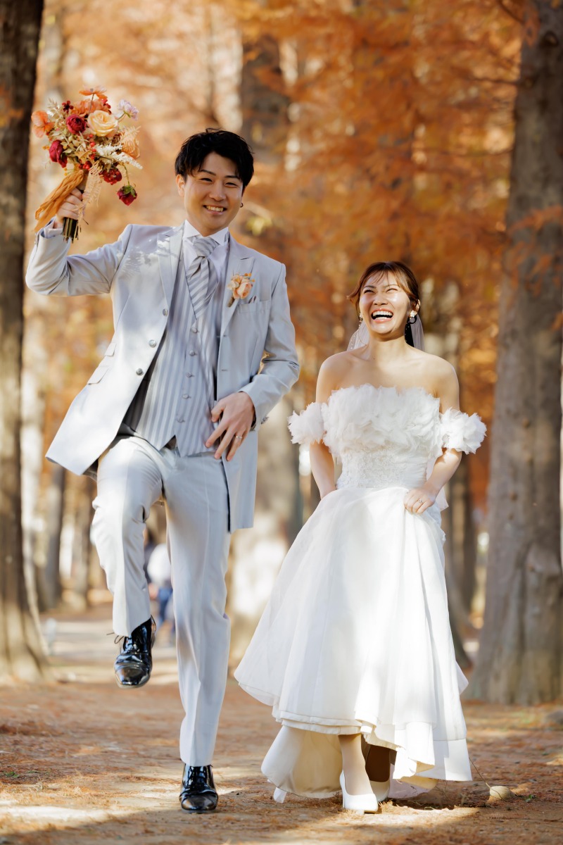 紅葉を感じるロケーションフォト
