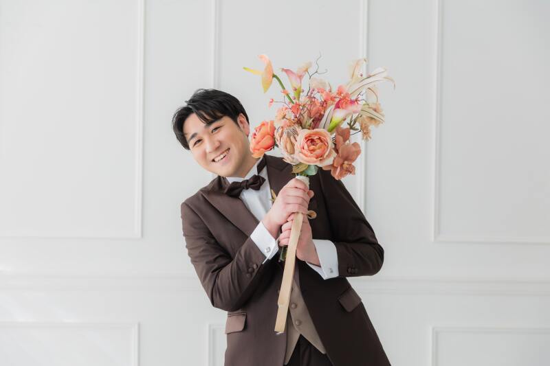 可愛くお二人らしくを洋装ハウススタジオで。