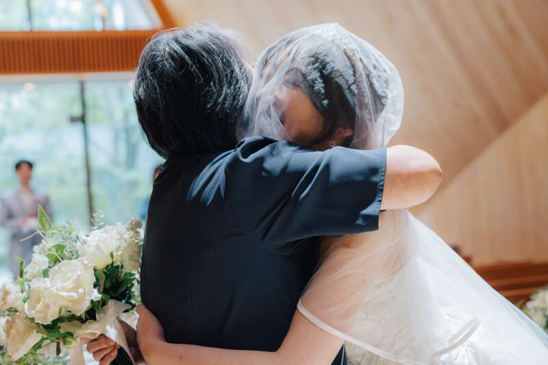 ご家族に見守られてのチャペル撮影