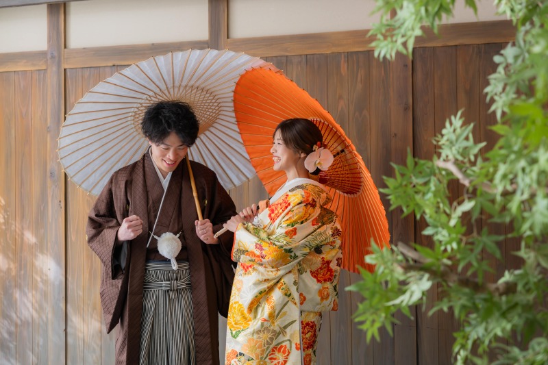 和屋内庭園とハウススタジオで笑顔いっぱいの撮影!