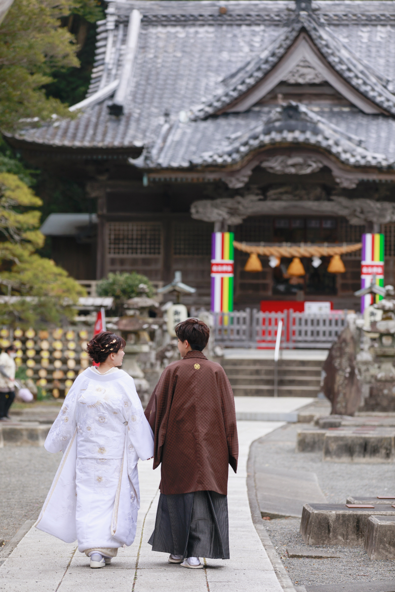 海が見える 白浜神社