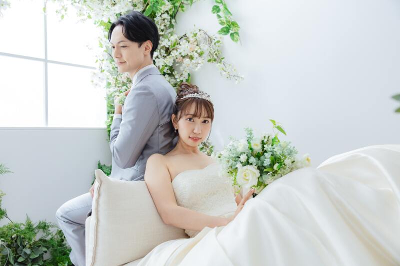 お二人らしく自然な撮影を