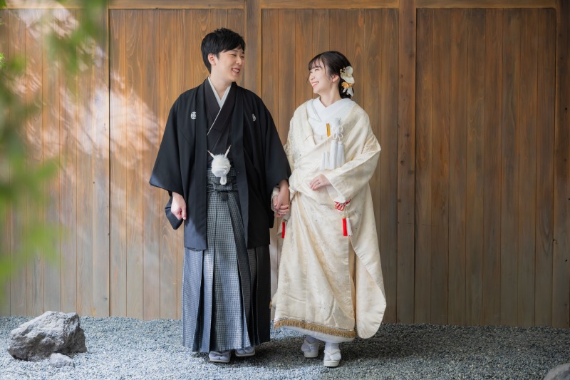 屋内庭園スタジオでの撮影です！