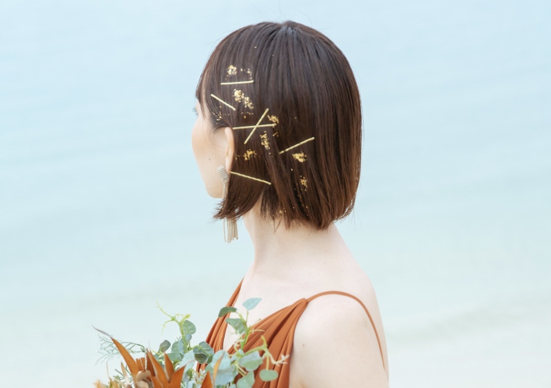 金箔＆銀箔ヘアーアレンジ集☆☆