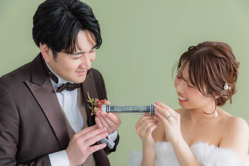 可愛くお二人らしくを洋装ハウススタジオで。