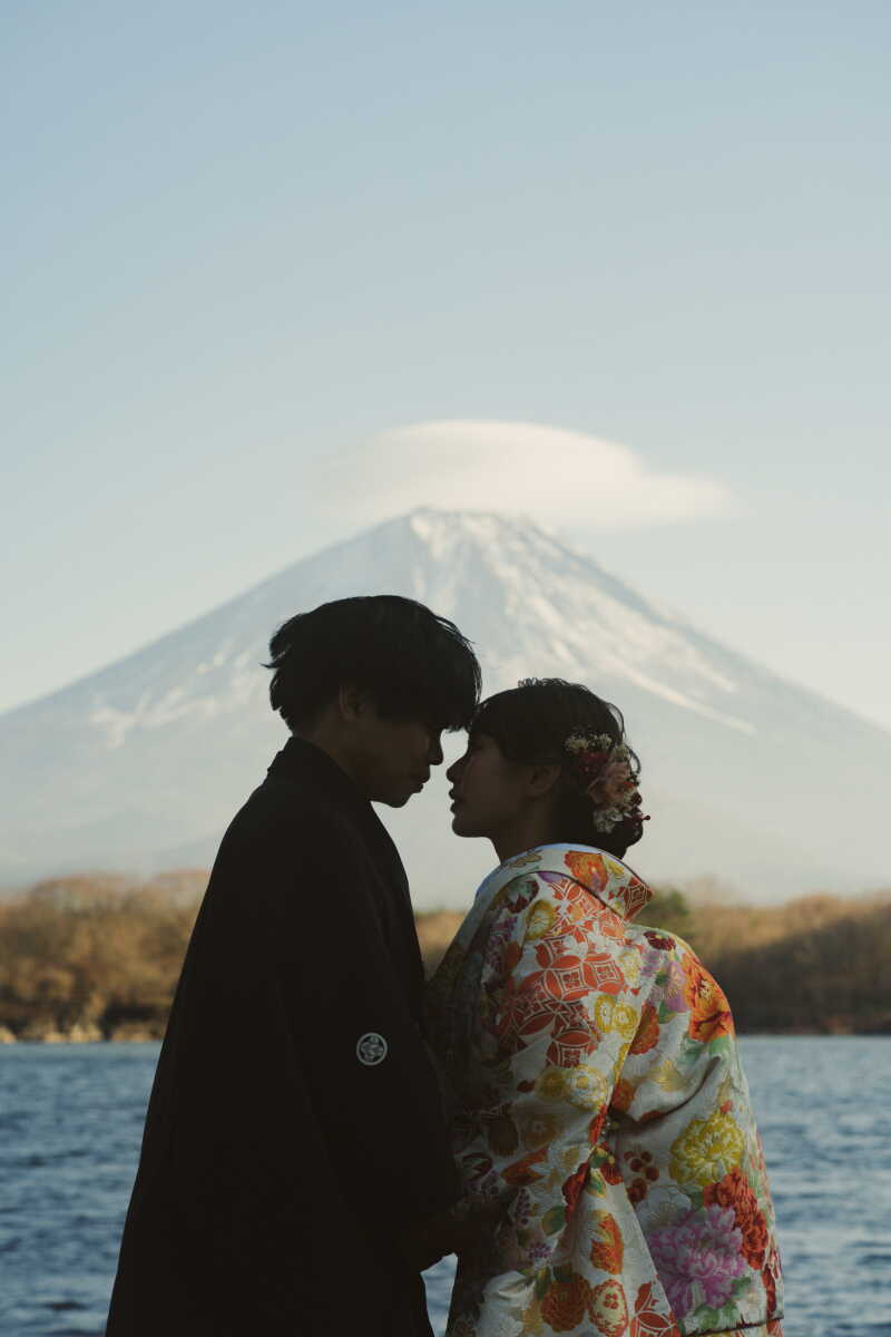 大好きな富士山と一緒に