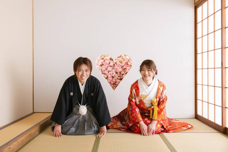 スタジオで3着撮影!