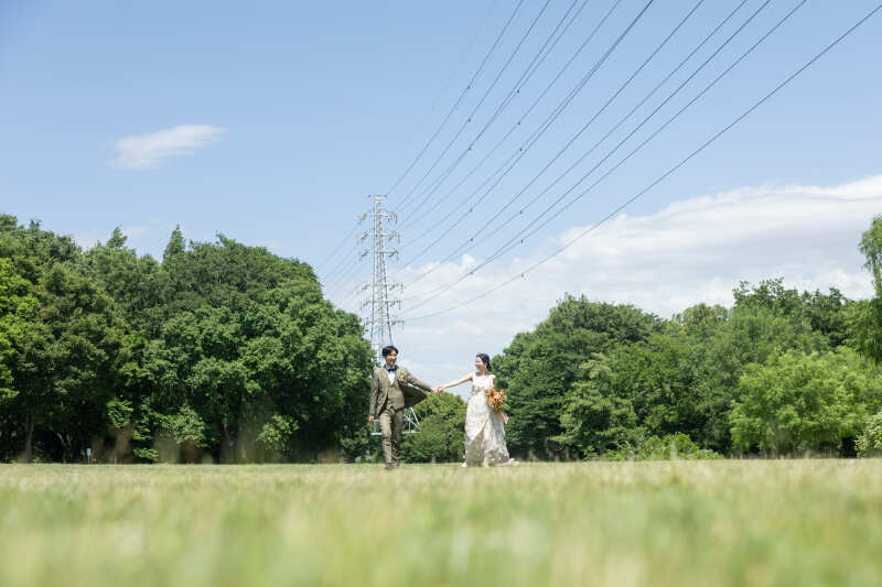 緑と青空と!