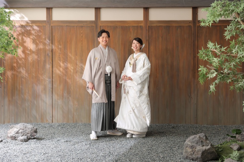 和装でお二人らしいお写真を残しませんか?