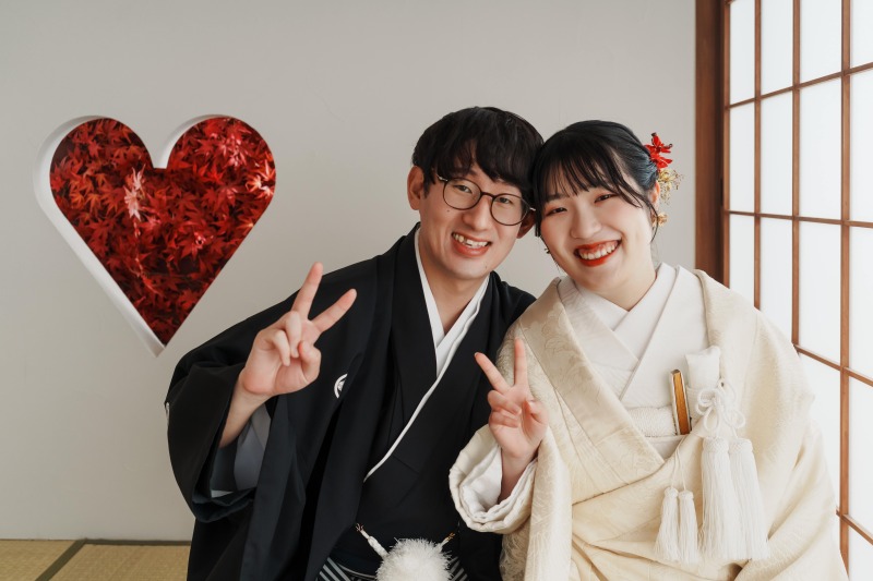 和装&洋装でお二人らしさ輝くお写真を!
