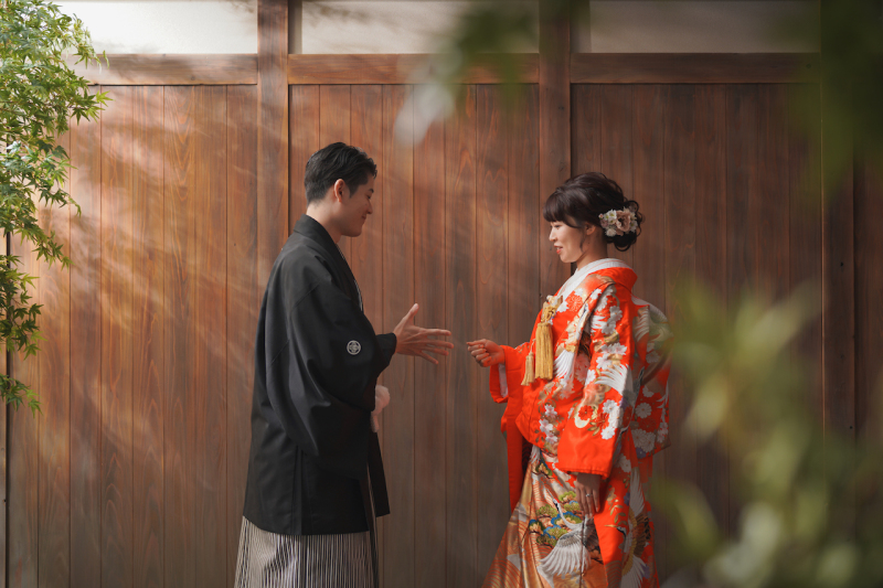 お二人らしい写真