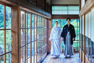 <日本の美>和庭園のフォトウェディング②