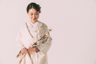 撮影レポート更新/シンプルなスタジオでの和装フォト