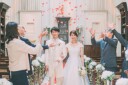 結婚式場で撮影できる本格チャペルフォト①