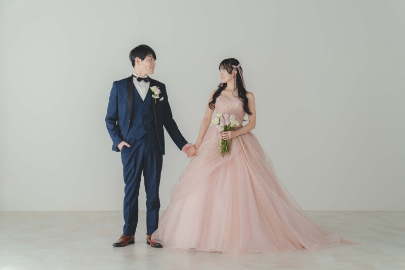 必見♡ピンクドレス&タキシードコーディネート集