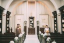結婚式場で撮影するチャペルフォト♪