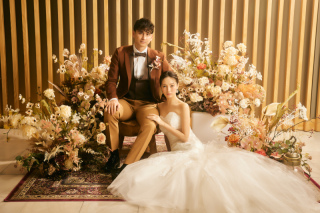 レトロシックな秋背景での撮影はいかがですか♪