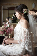 角度によって印象が変わる、≪お仕度ショット≫　